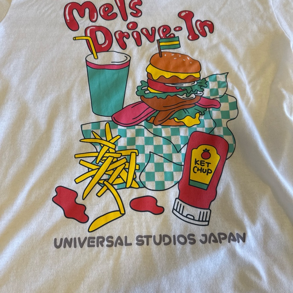 Universal Studios Japan Mel's Drive-In Graphic Tee - Picture 3 of 13